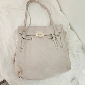 Jimmy Choo Cream Shoulder Bag